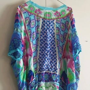 NEW WITH TAGS Camilla Franks Beach House Short Kaftan Dress One Size $4 EXPRESS